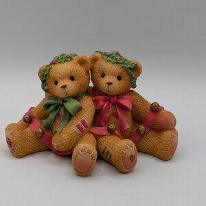 Cherished Teddies Bonnie and Harold "Ring in the Holidays With Me" (466301) 1998